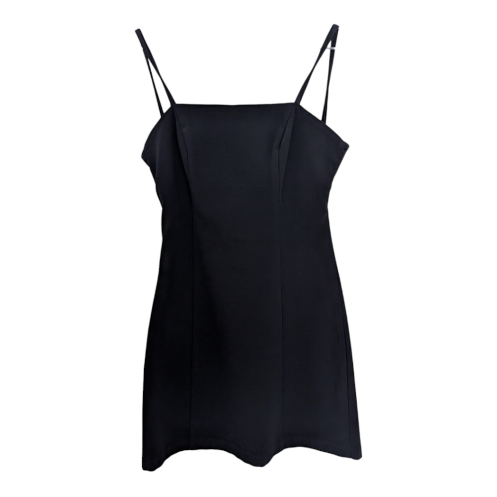 Maria Bianca Nero Little  Black  Strap Dress Medium